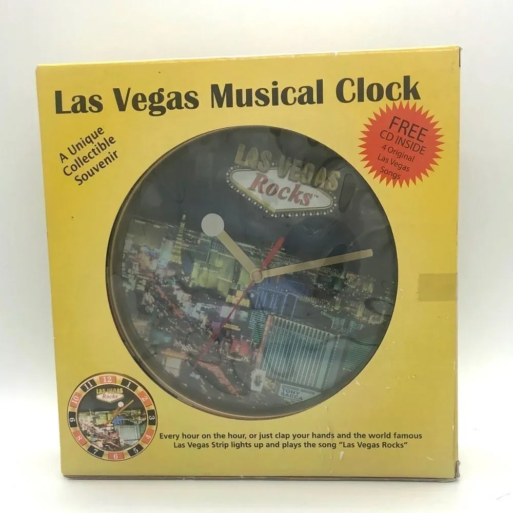 Las Vegas Musical. Clock Collectible